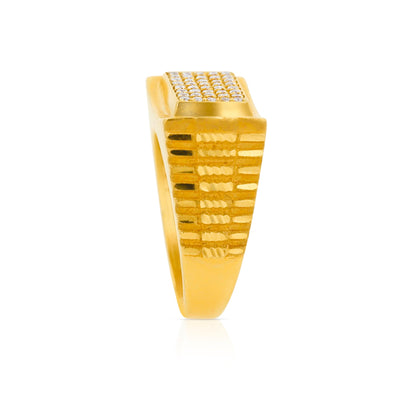 Lucchi Italy 22k Yellow Gold - Ring Style 66 (Men's Ring)