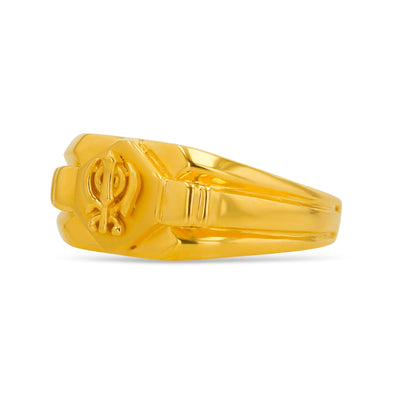 Lucchi Italy 22k Yellow Gold - Ring Style 60 (Men's Ring)