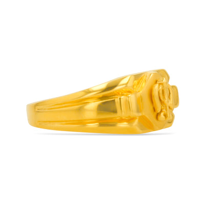 Lucchi Italy 22k Yellow Gold - Ring Style 60 (Men's Ring)