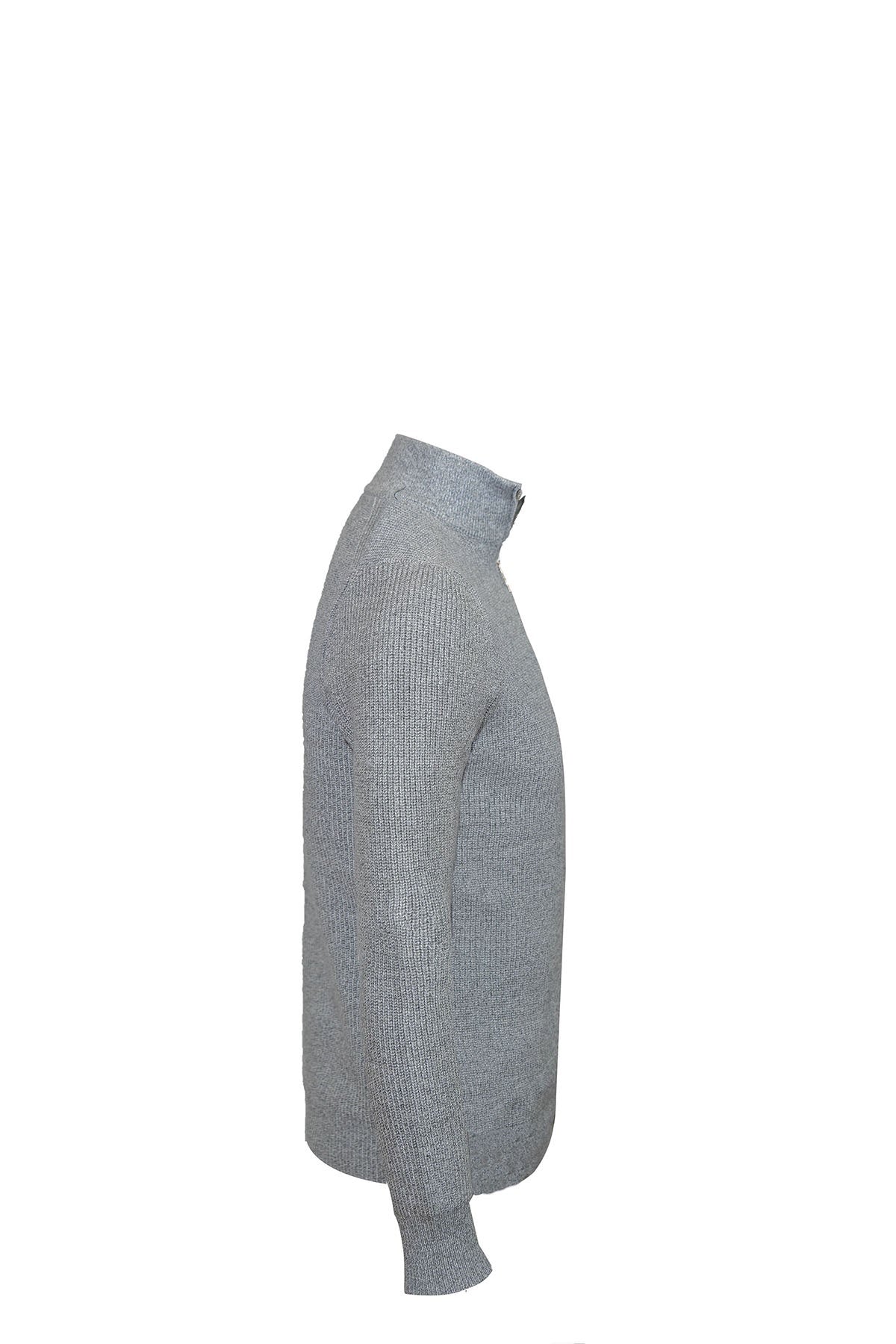 Lucchi Italy Men's Cardigan - Grey