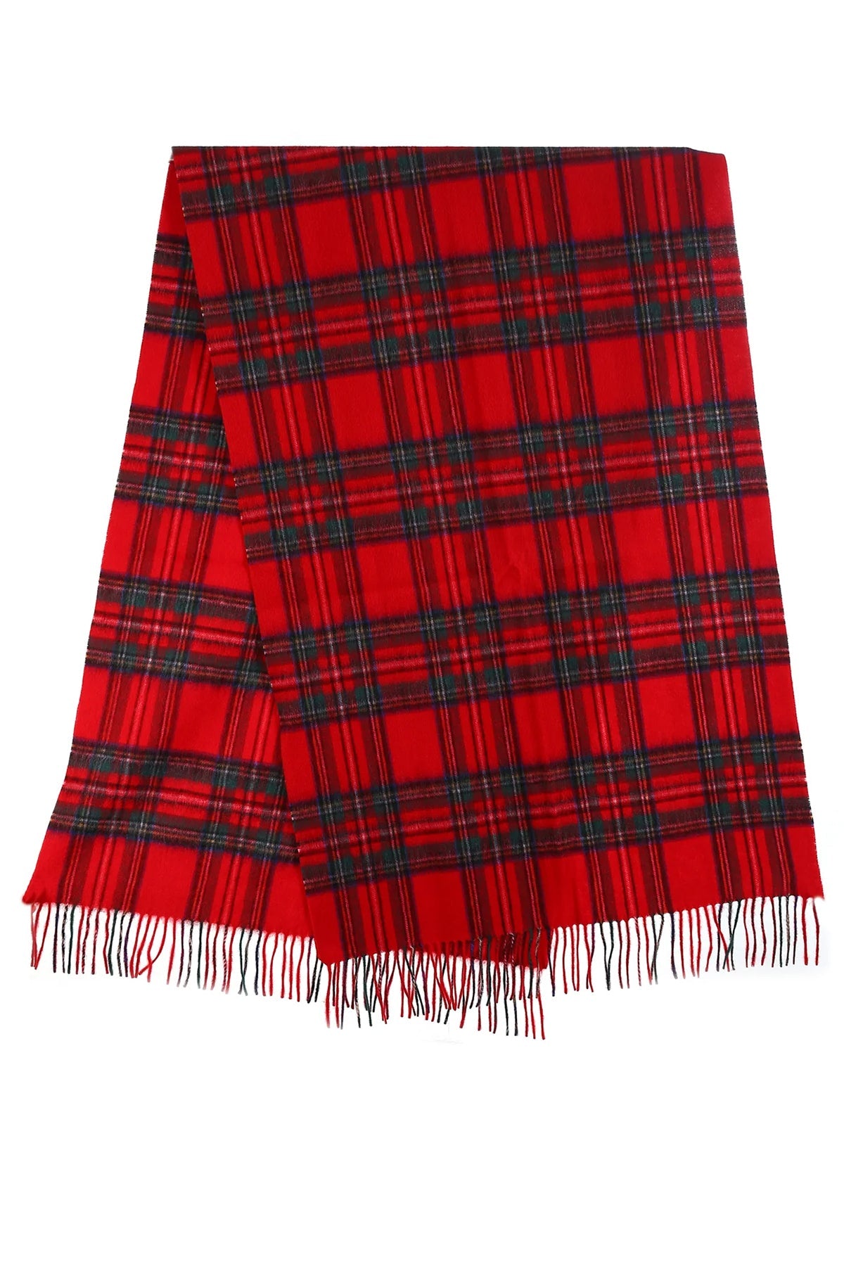 Lucchi Italy Royal Stewart Stole 100% Pure Lambswool