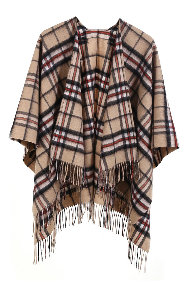 Lucchi Italy Thomson Camel Light Cape 100% Pure Lambswool