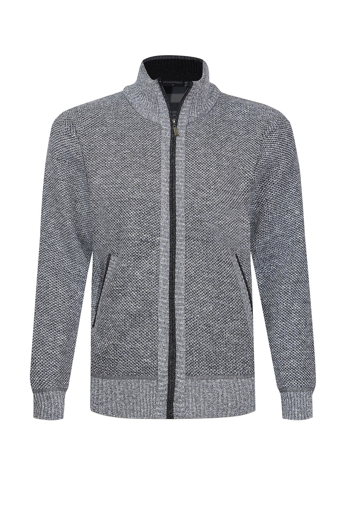Lucchi Italy Men's Cardigan - Grey