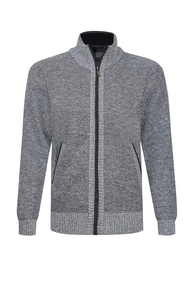 Lucchi Italy Men's Cardigan - Grey