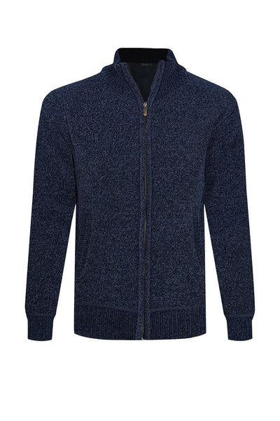 Lucchi Italy Men's Cardigan - Blue