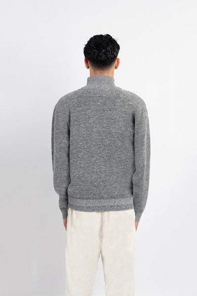 Lucchi Italy Men's Cardigan - Grey
