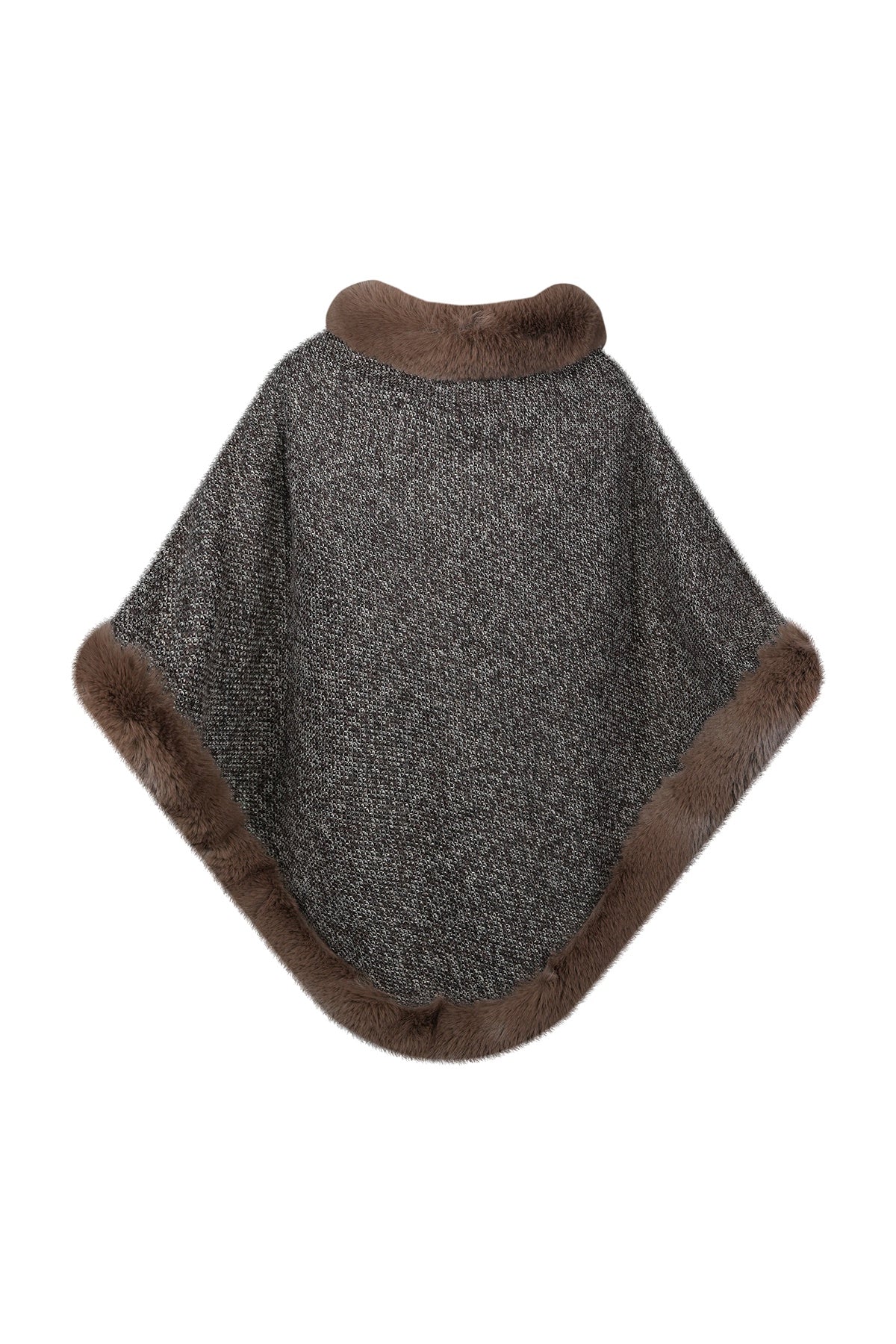 Lucchi Italy Women's Poncho - Beige