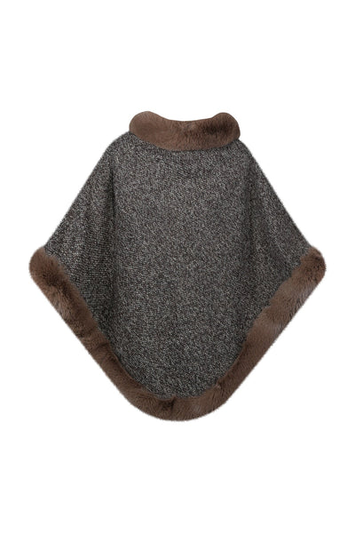 Lucchi Italy Women's Poncho - Beige